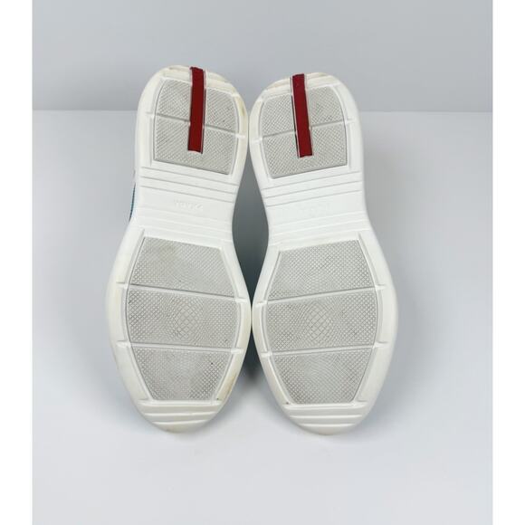 Size 8.5UK/9.5US - Prada Americas Cup Patent Leather Blue - Picture 6 of 8